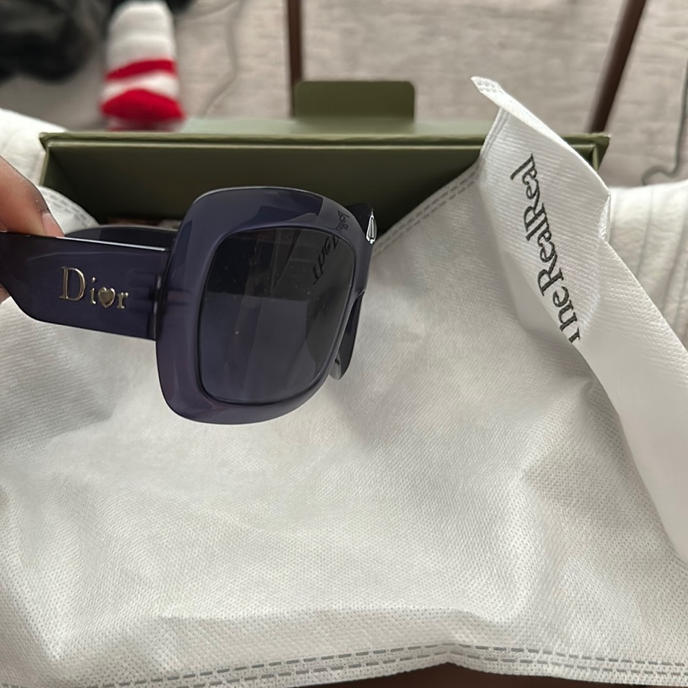 dior so light oversized sunglasses from the real real